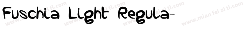 Fuschia Light Regula字体转换